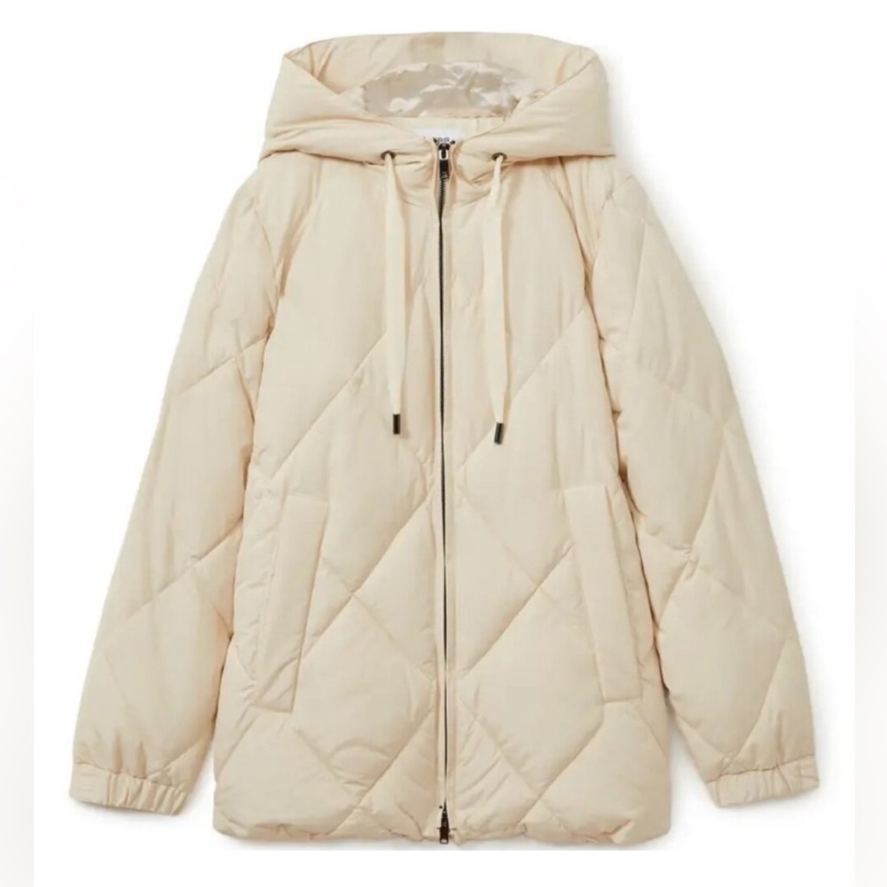 Reiss Thea Diamond Quilted Parka
